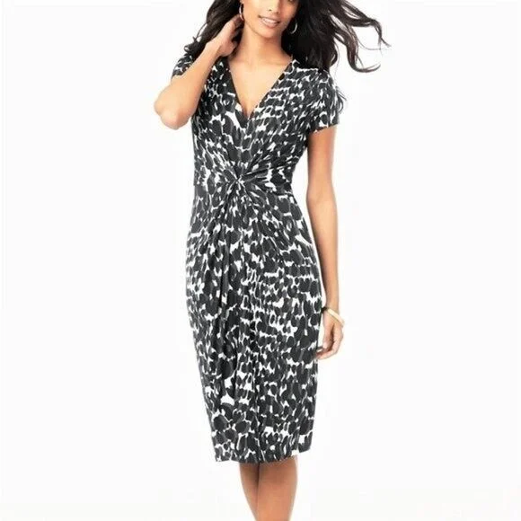 Weekend Flash Sale Leota  Women's Plus Betty Flutter  Leopard Midi Dress