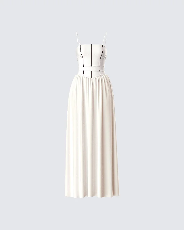 Weekend Must-Have Offers Nya Ivory Cotton Maxi Dress
