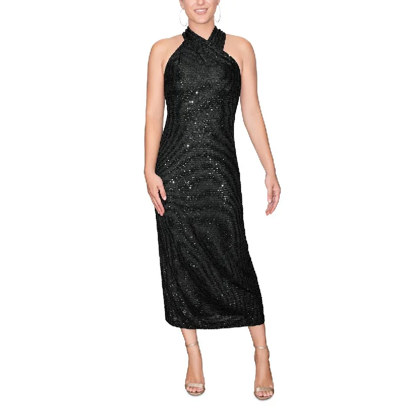 Weekend Exclusive Discounts Rachel Rachel Roy Womens Sequined Midi Cocktail and Party Dress