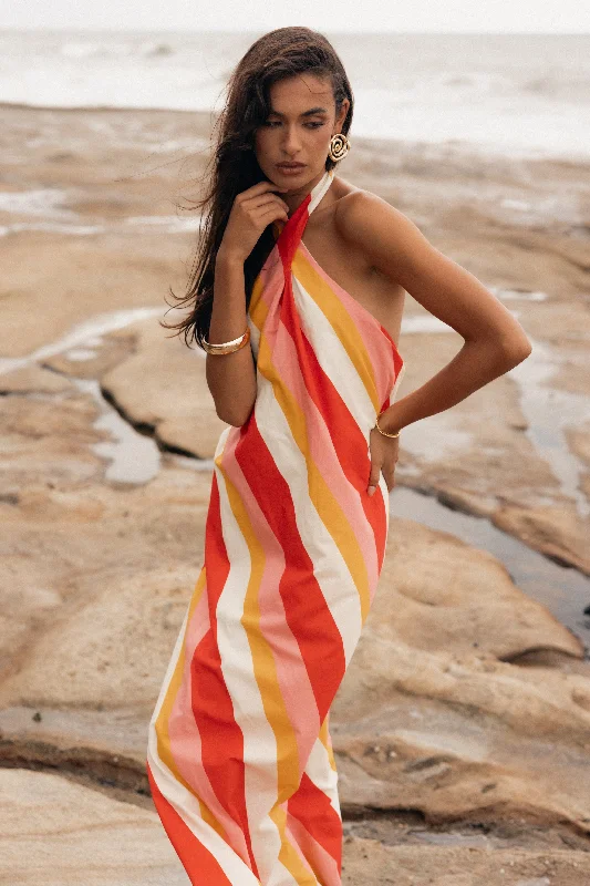 Unbeatable Prices Sabbia Maxi Dress - Pink Stripe
