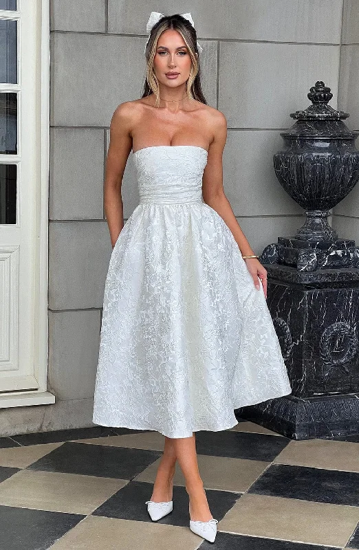 Best Deal of the Day Saoirse Midi Dress - Ivory