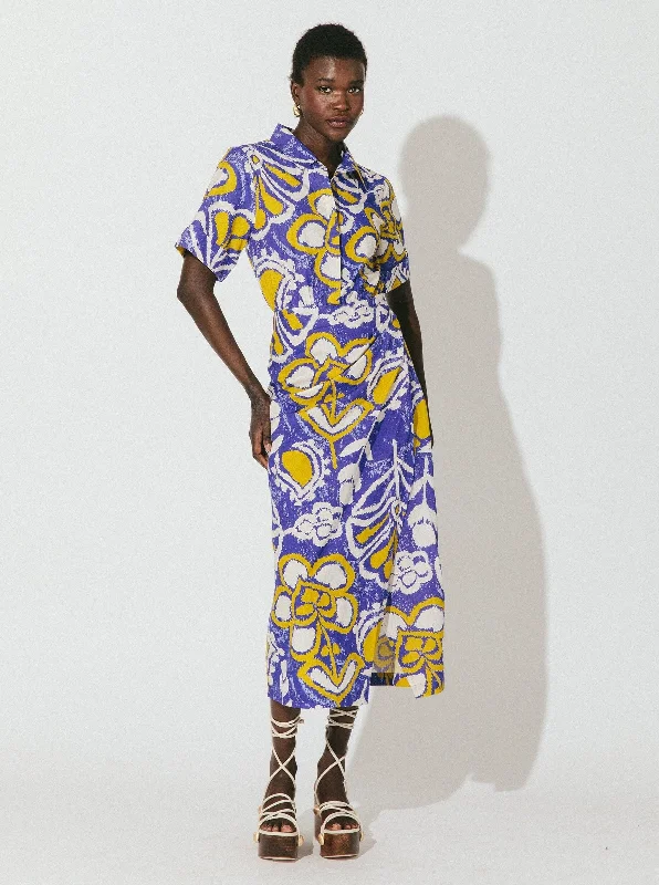 Today's Offer Shonda Midi Dress - Azores