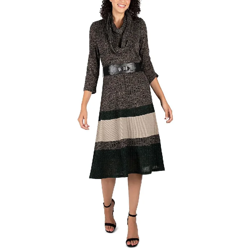 Exclusive Savings Event Signature By Robbie Bee Womens   Marled Midi Sweaterdress