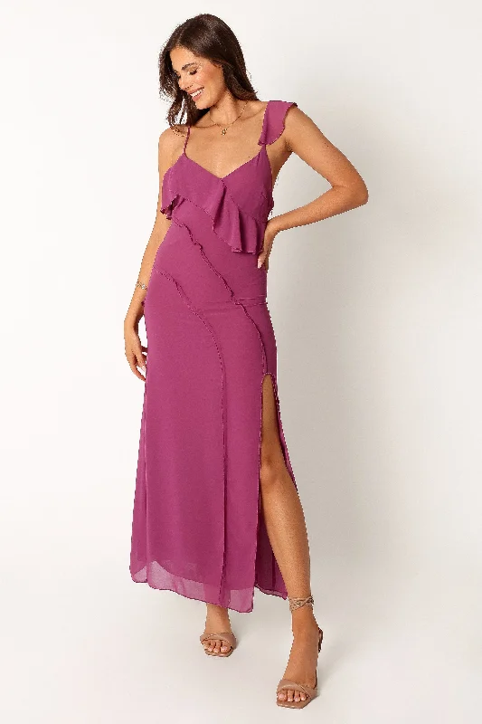 Weekend Big Discount Event Stephy Maxi Dress - Purple