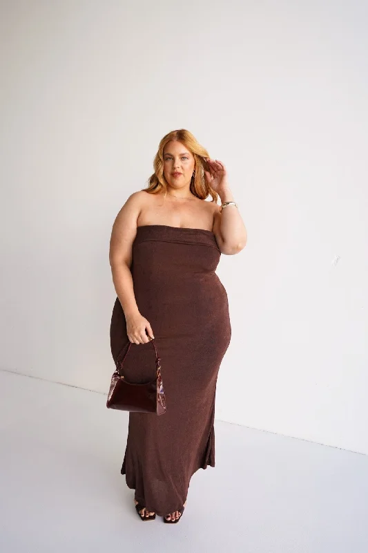 Extra Discount SURI MIDI DRESS ESPRESSO