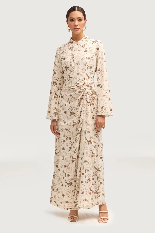 Weekend Steal of the Day Tamara Wrap Maxi Dress - Floral Print