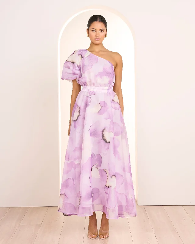 Weekend Steals Await Zailee One Shoulder Maxi Dress