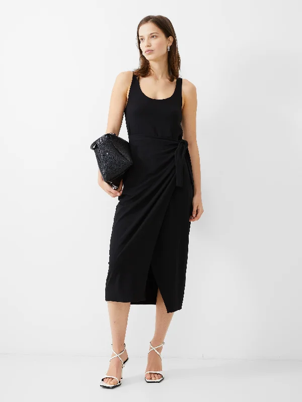 Weekend Deal Rush Zena Jersey Wrap Midi Dress