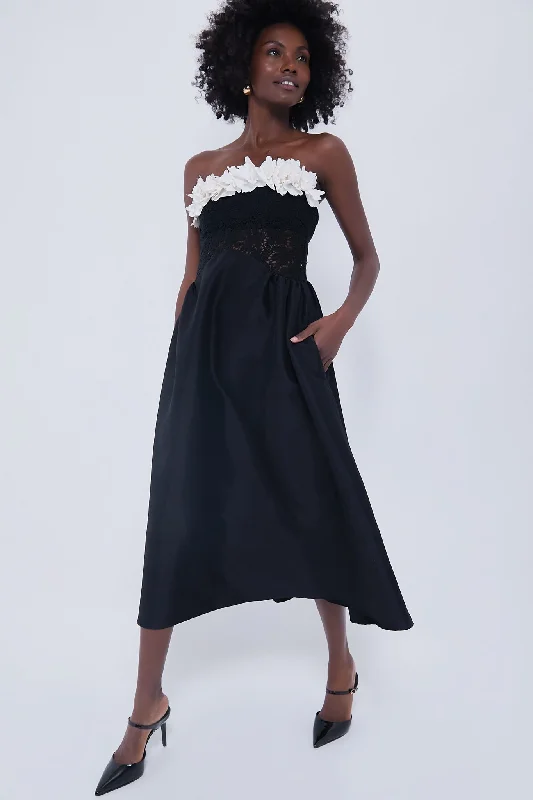Clearance Event Black Nelida Midi Dress