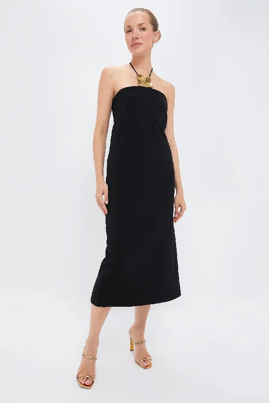 Weekend Bargain Time Black Sezane Midi Dress
