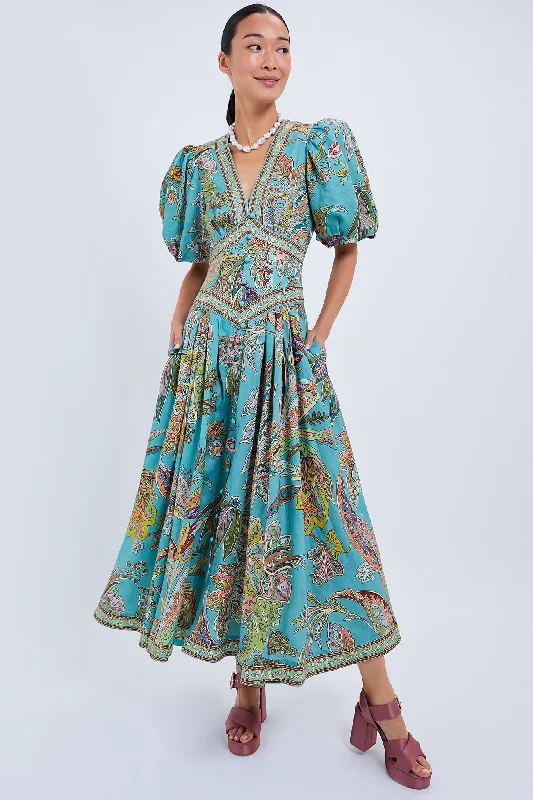 Best Price Ever Blue Franca Midi Dress