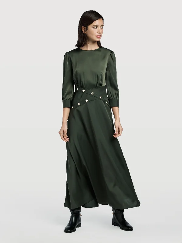 Weekend Bargain Shopping Midi Flowing Dress