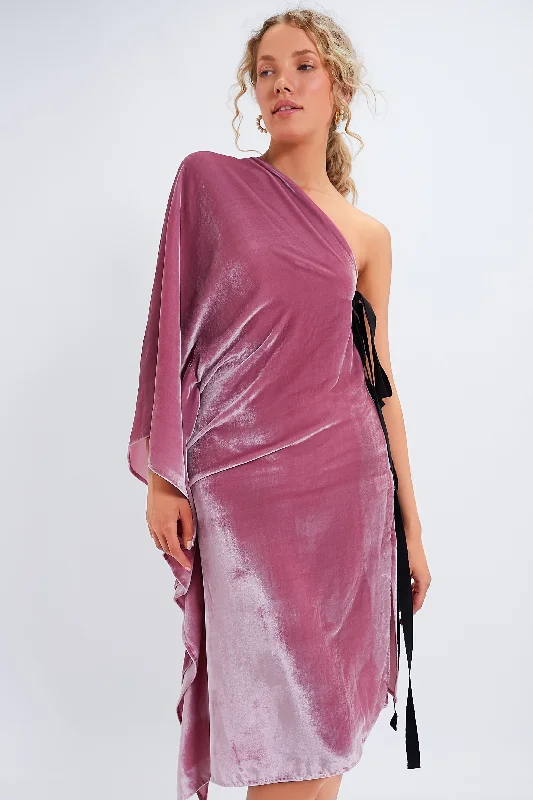 Shop & Save Big Pink Francesca Midi Dress