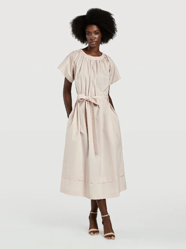 Weekend Deals Galore Poplin Midi Dress
