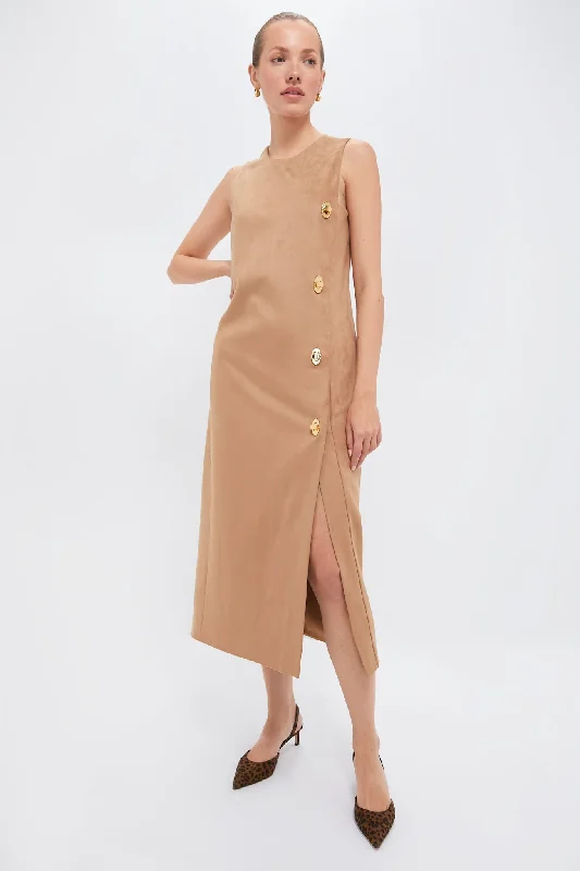 Weekend Best Price Deals Tan Kalita Midi Dress