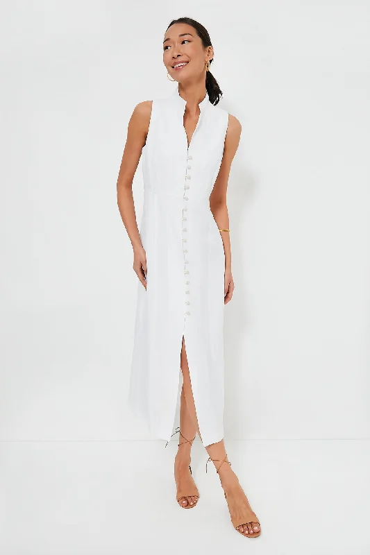 Shop & Save Instantly White Leighton Midi Dress