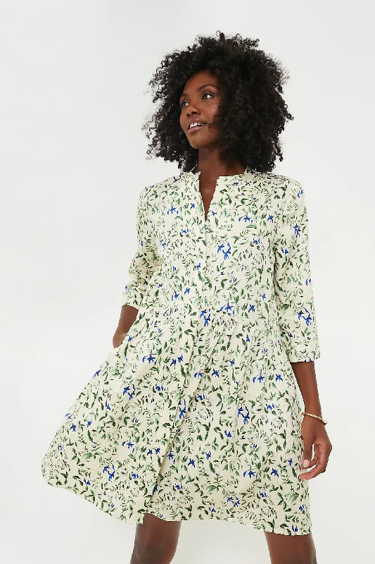 End-of-Season Sale Lapis Iris Royal Shirt Dress
