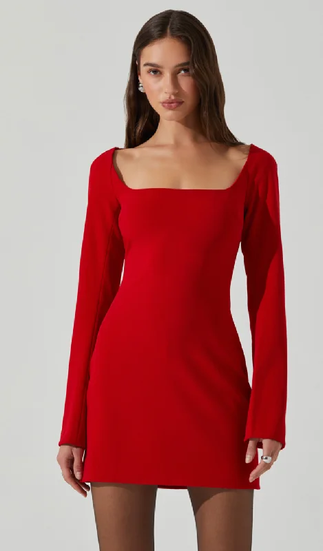 Only for You Calanthe Red Mini Dress by Astr the Label