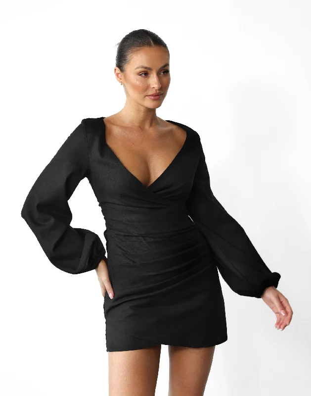 Hot Deals Caliraya Mini Dress (Black)