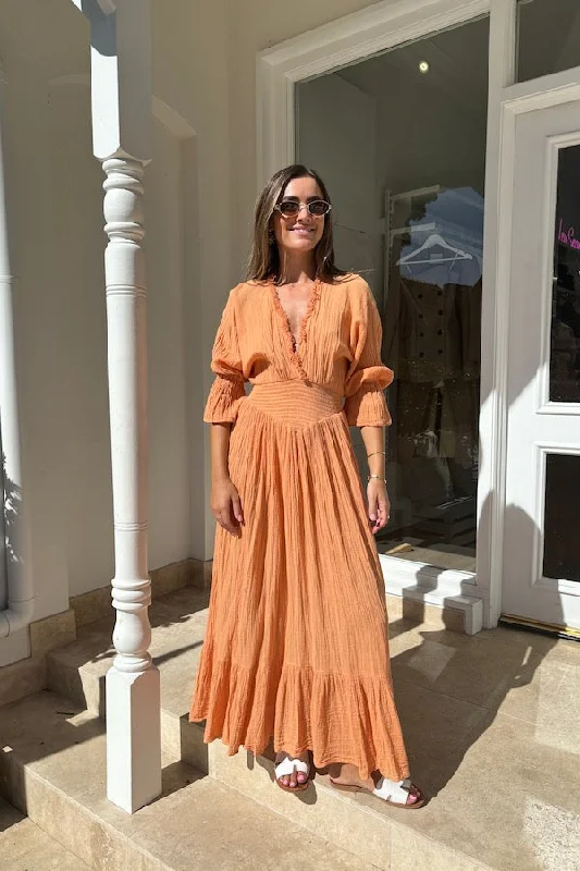 Super Savings Eleni Dress Apricot