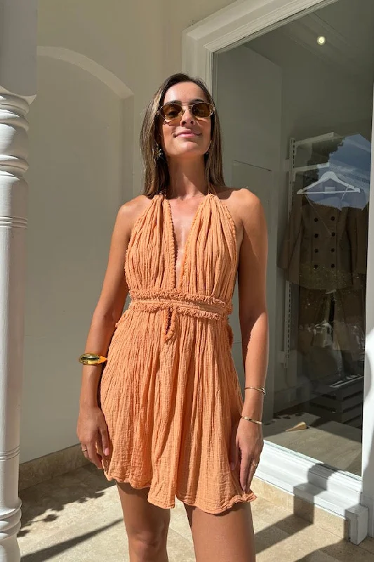 Hot Deals Lefkothea Mini Dress Apricot