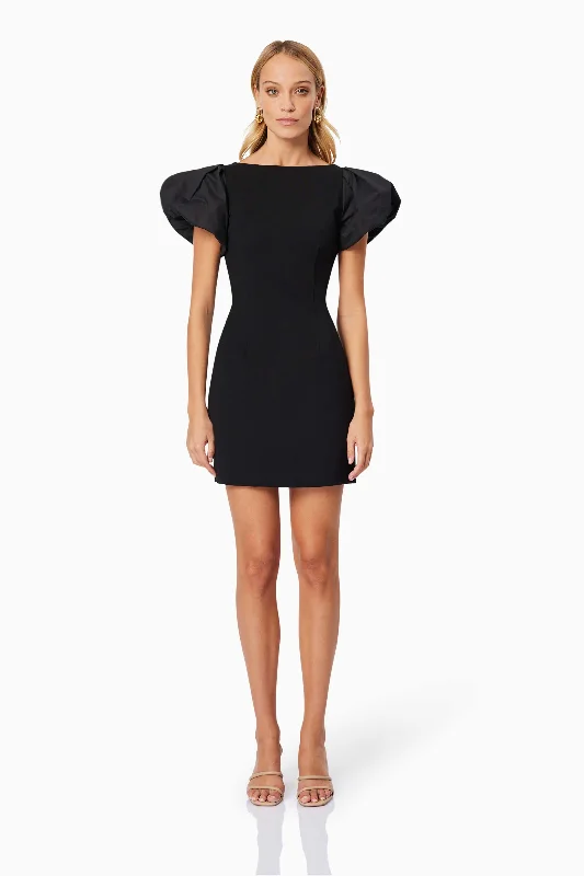 Hurry, Don’t Miss Out Eden Day Mini Dress in Black