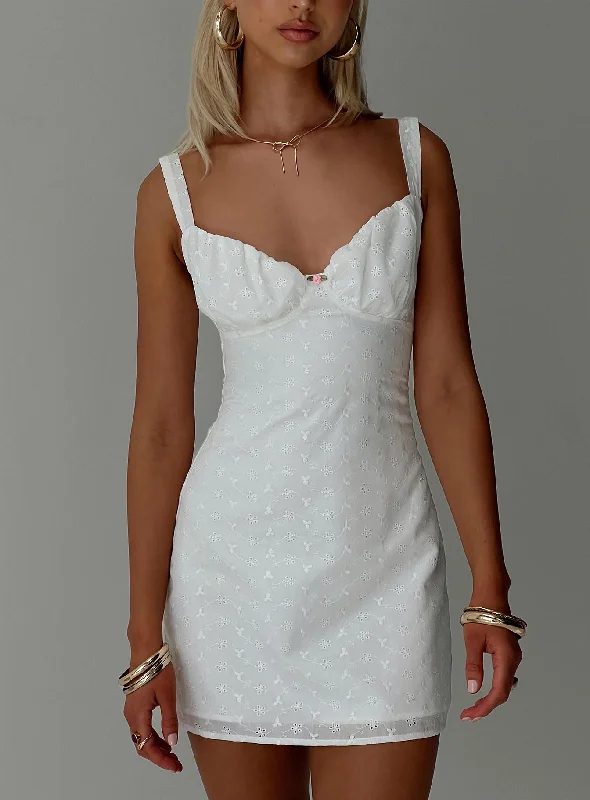 Weekend Deals You’ve Been Waiting For Faucher Mini Dress White
