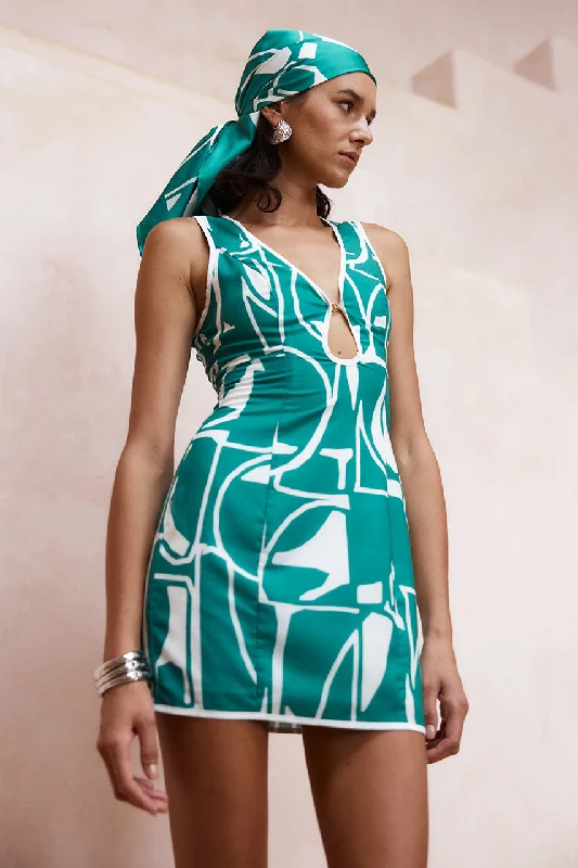 Seasonal Sale GIANI MINI DRESS - GREEN