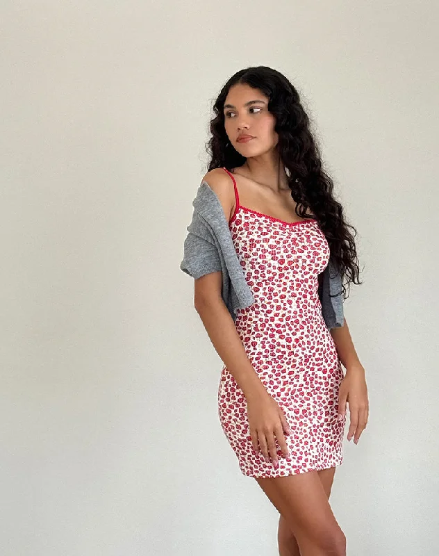 Super Price Slash Gracias Mini Dress in Strawberry 2023 Print