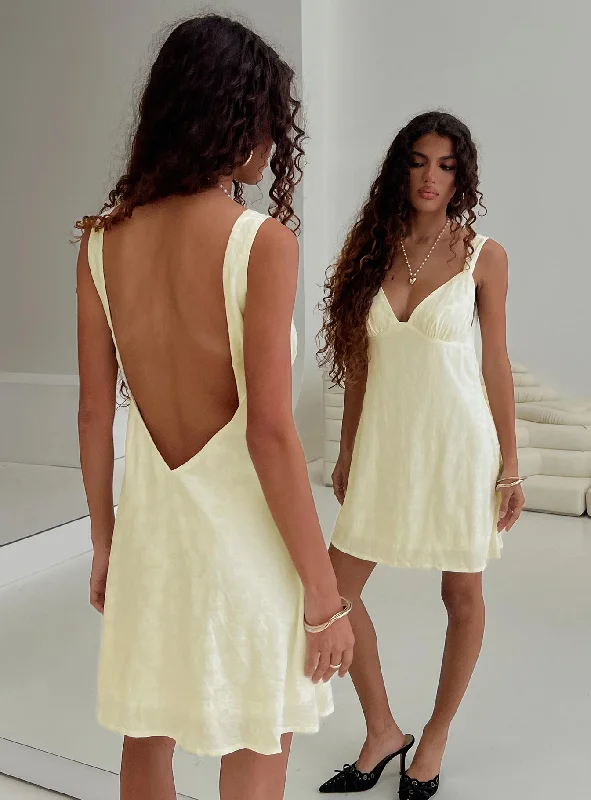 Weekend Shopping Highlights Life In Peace Mini Dress Cream