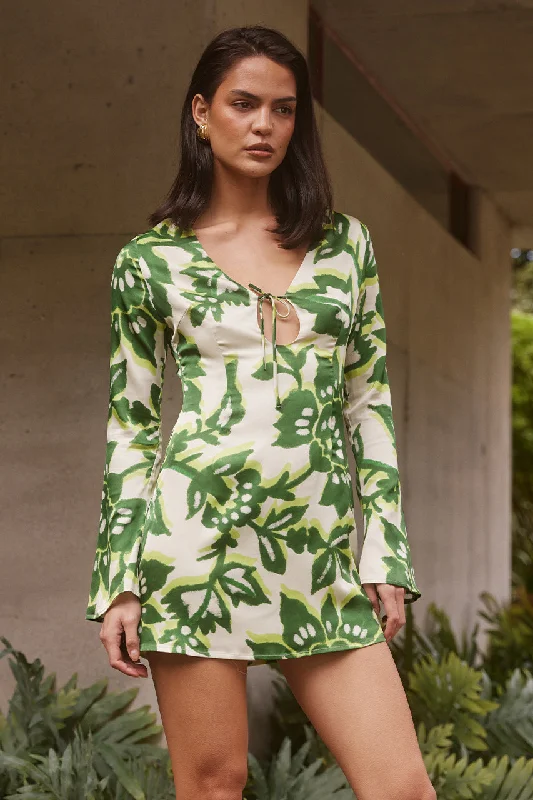 End-of-Season Sale MIRAGE MINI DRESS - LUELA PRINT