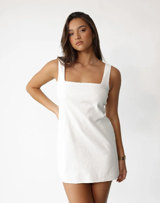Weekend Exclusive Offers You’ll Love Misha Mini Dress (White)