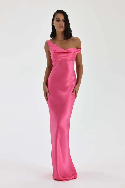 Flash Sale Monika Gown Neon Pink