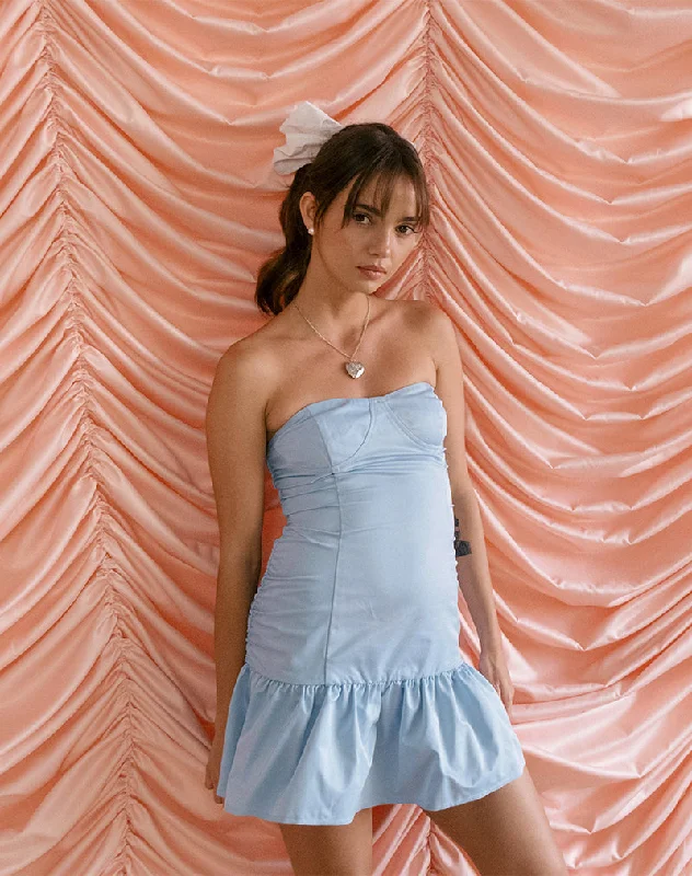 Best Deal of the Day Okapi Mini Dress in Powder Blue