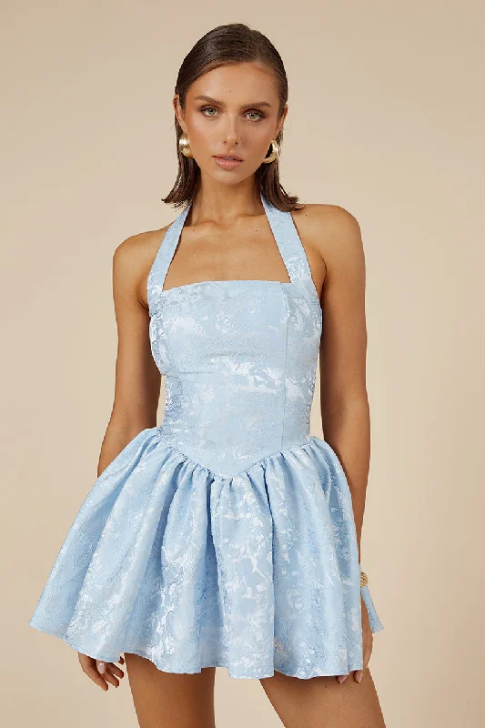 Today’s Flash Sale SABINE MINI DRESS - ICE BLUE