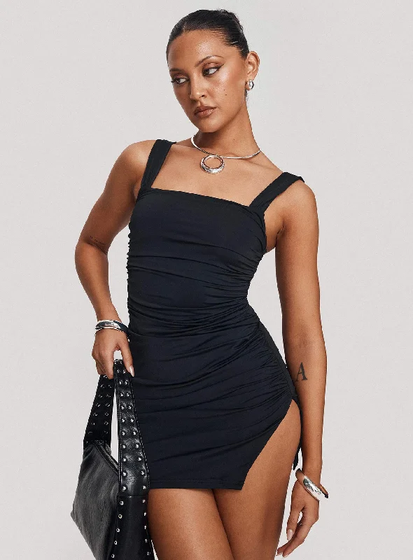 Hurry, Don’t Miss Out Sheila Mini Dress Black