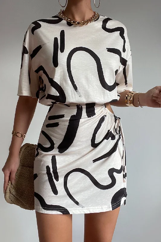 Deal Frenzy SIMONA MINI DRESS - YORK SAND