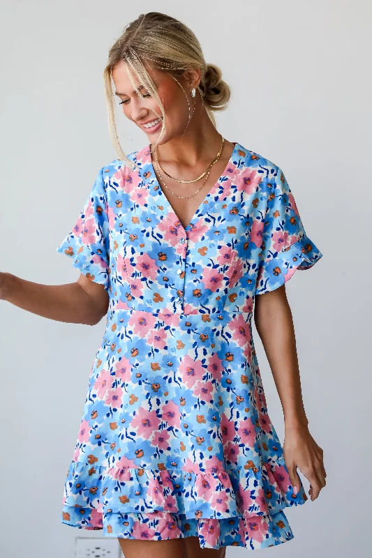 Deal Frenzy FINAL SALE - Something Special Floral Mini Dress