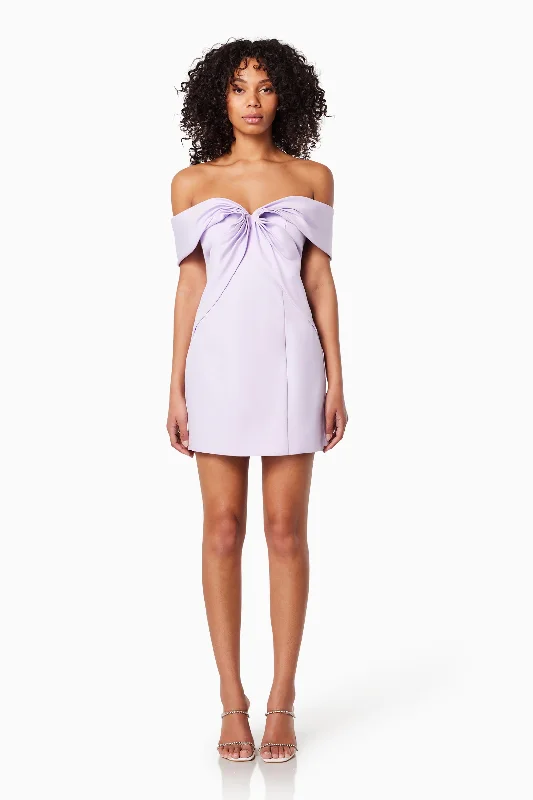 Hot Savings Alert Stockholm Strapless Mini Dress In Purple