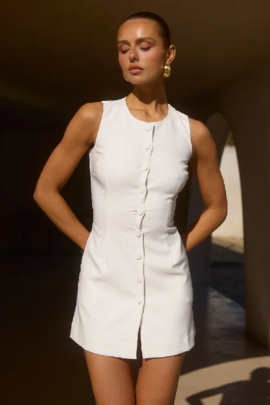 Limited-Time Flash Deal TYLA MINI DRESS - WHITE