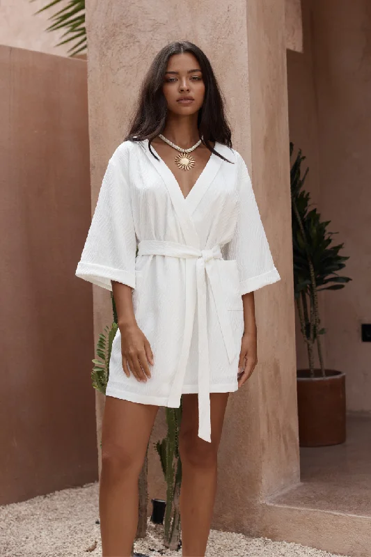Weekend Low Prices UTOPIA MINI DRESS - WHITE