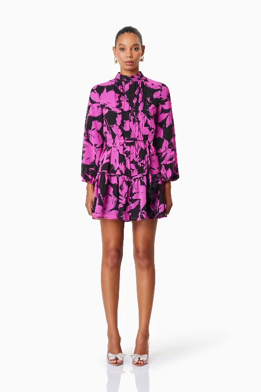 Weekend Shopping Spree Yuna Shirt Day Mini Dress In Pink