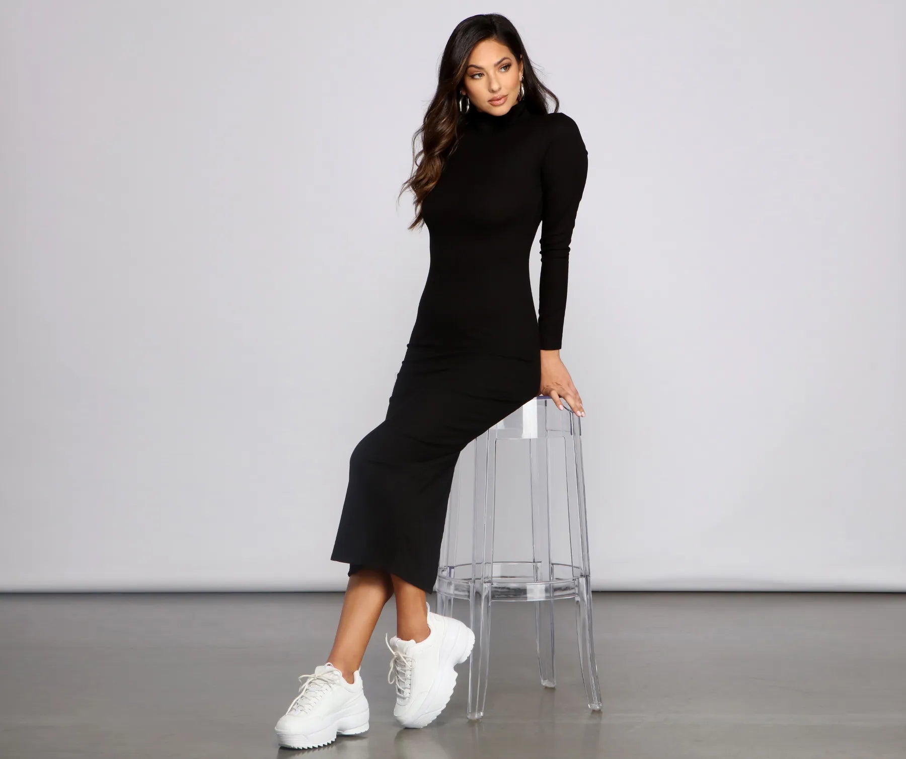 Exclusive Pricing Basic Mood Ribbed Knit Maxi Dress
