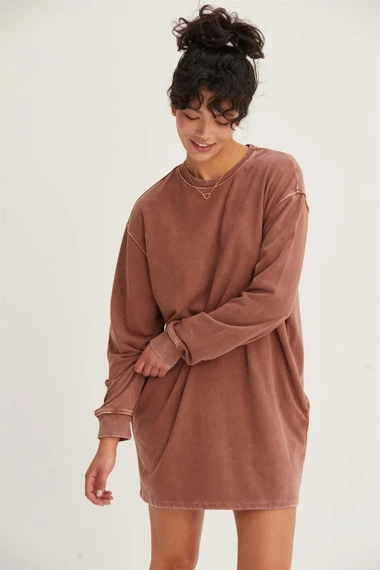 Weekend Buy More Save More KENIA OVERSIZED MINI SWEATSHIRT DRESS