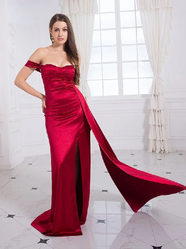 Flash Discounts BerriesJam - Sexy Backless Strapless Padded Satin Ribbon Wedding Dress Flash Discounts BerriesJam - Sexy Backless Strapless Padded Satin Ribbon Wedding Dress