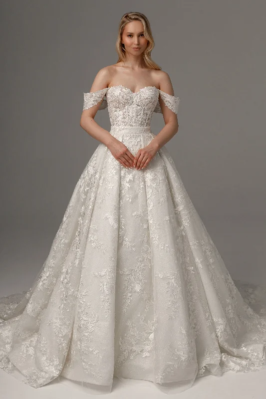Only for You 2 in 1 Wedding Dress Mitsis With Detachable Airis Skirt