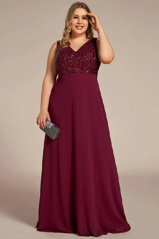 Don’t Miss These Deals A-Line Floor Length Chiffon Bridesmaid Dress CB0663