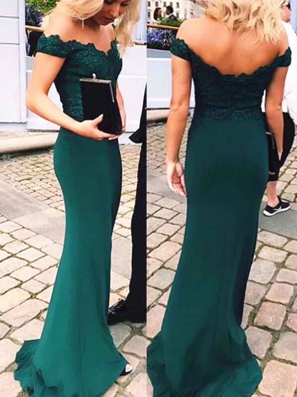 Weekend Shopping Deals A Line Off Shoulder Emerald Green Lace Mermaid Prom Dress, Green Lace Bridesmaid Dress, Graduation Dresses, Formal Dresses Weekend Shopping Deals A Line Off Shoulder Emerald Green Lace Mermaid Prom Dress, Green Lace Bridesmaid Dress, Graduation Dresses, Formal Dresses