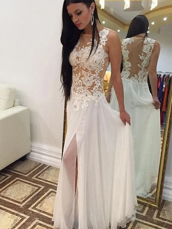 Exclusive Discounts Just for You A Line Round Neck White Lace Wedding Dress, White Lace Prom Dresses, Lace Formal Dresses Exclusive Discounts Just for You A Line Round Neck White Lace Wedding Dress, White Lace Prom Dresses, Lace Formal Dresses