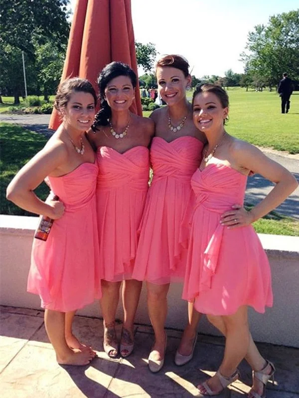 Weekend Steals Await A Line Sweetheart Neck Short Coral Bridesmaid Dresses, Short Coral Graduation Dress/Homecoming Dresses, Short Coral Prom Dresses Weekend Steals Await A Line Sweetheart Neck Short Coral Bridesmaid Dresses, Short Coral Graduation Dress/Homecoming Dresses, Short Coral Prom Dresses
